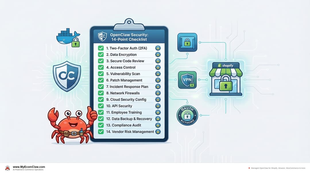 OpenClaw Security: 14-Point Checklist